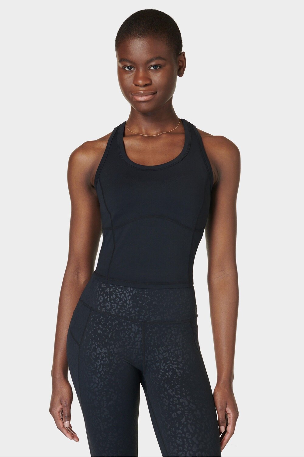 

Весь день обрезанный бак Sweaty Betty, черный