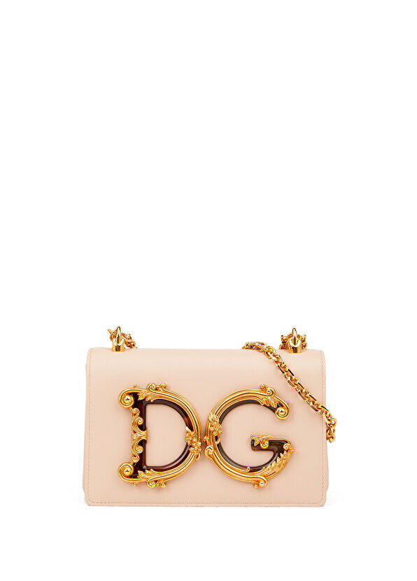 

Женская кожаная сумка через плечо dg girls powder Dolce&Gabbana