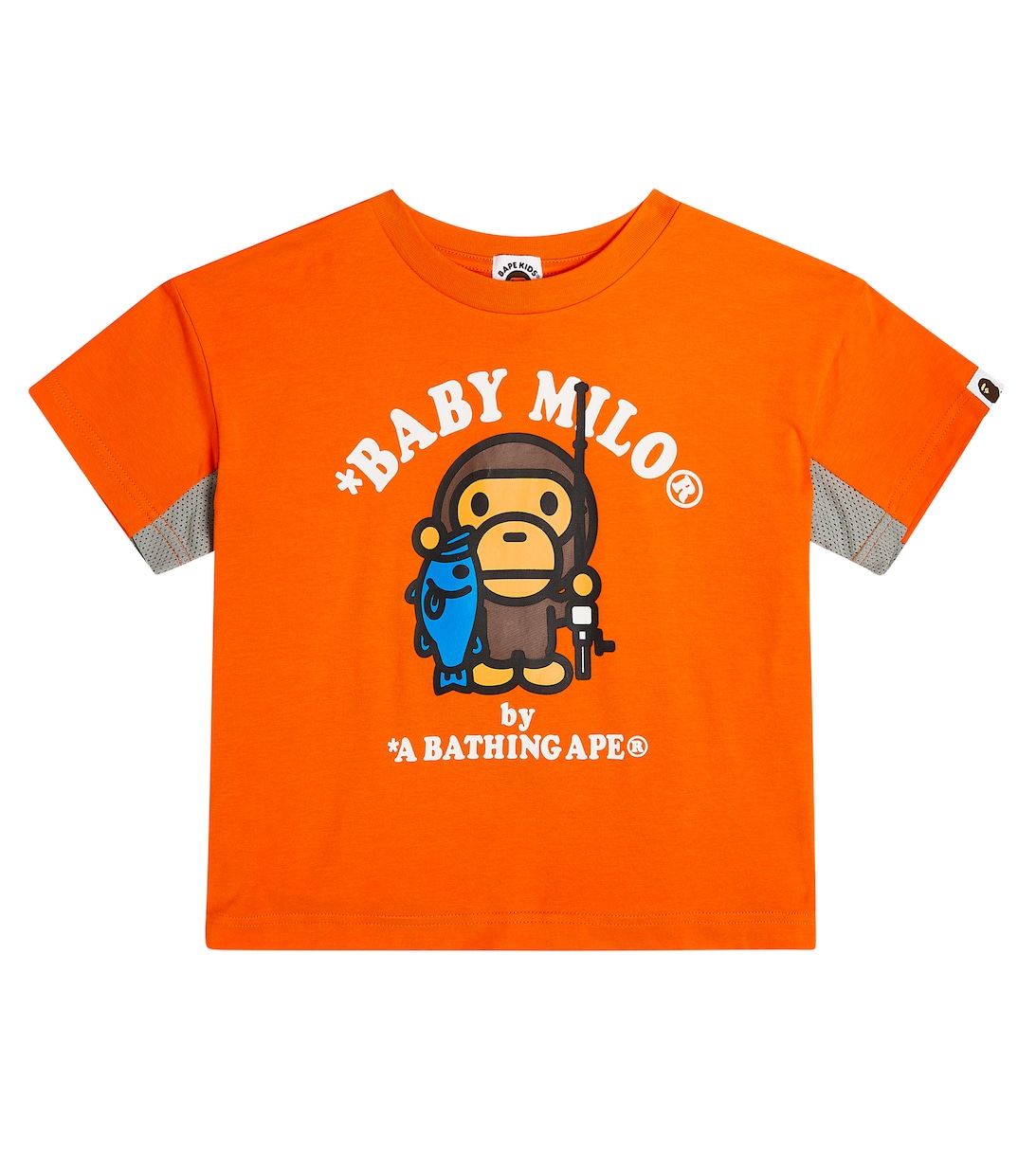 Футболка Baby Milo BAPE, оранжевый футболка baby milo bape x xo the weeknd белая
