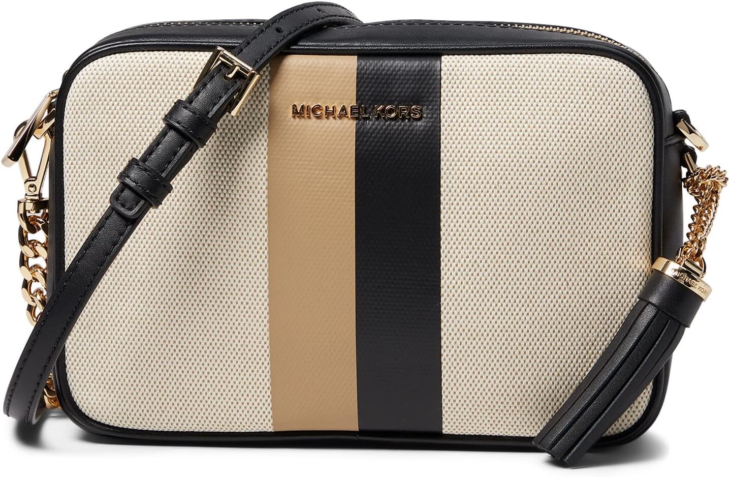 

Средняя сумка для фотоаппарата Jet Set MICHAEL Michael Kors, цвет Black/Camel