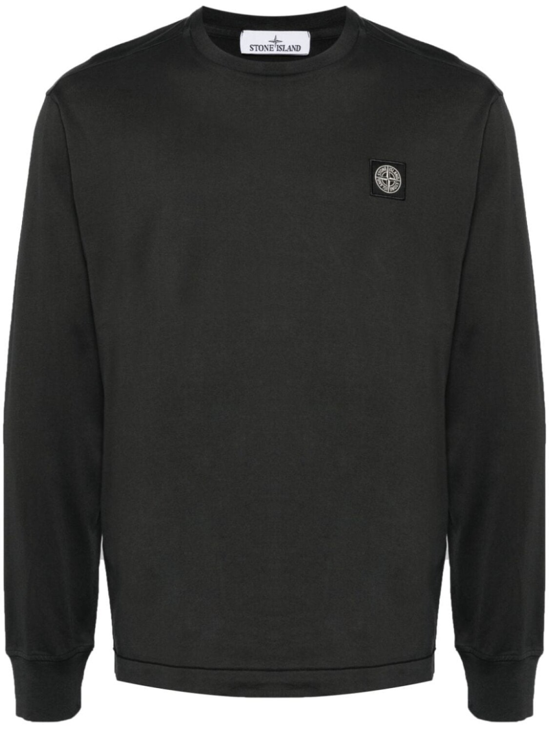 

Stone Island толстовка с нашивкой Compass, серый