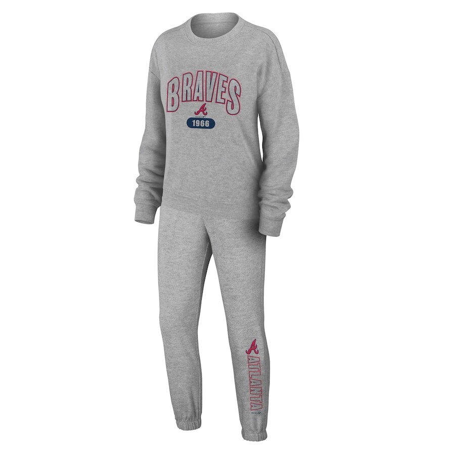 

Пижамный комплект WEAR by Erin Andrews Atlanta Braves, серый
