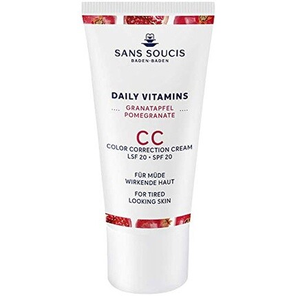 

Sans Soucis Daily Vitamins Pomegranate CC крем против усталости SPF 20 30 мл Sans Soucis Baden-Baden