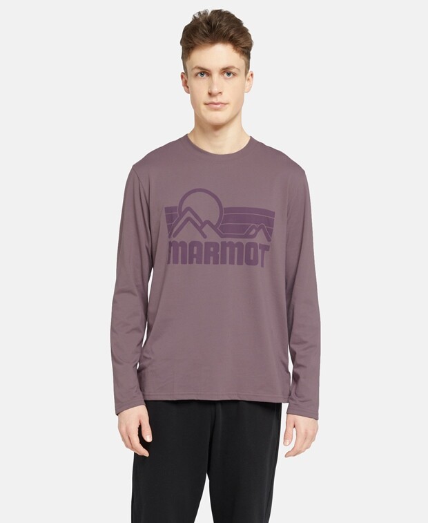 

Топ с длинными рукавами Marmot, лиловый