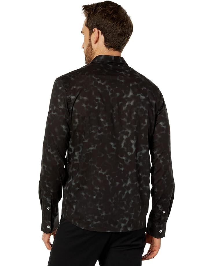 

Рубашка Good Man Brand Long Sleeve On Point Stretch Woven Shirt, цвет Magnet Animal Spots