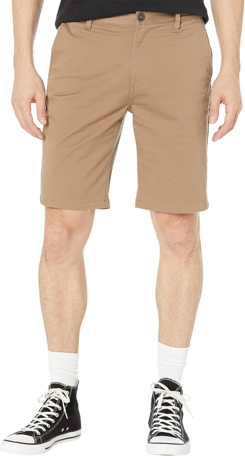 

Эластичные шорты выходного дня RVCA, цвет Dark Khaki