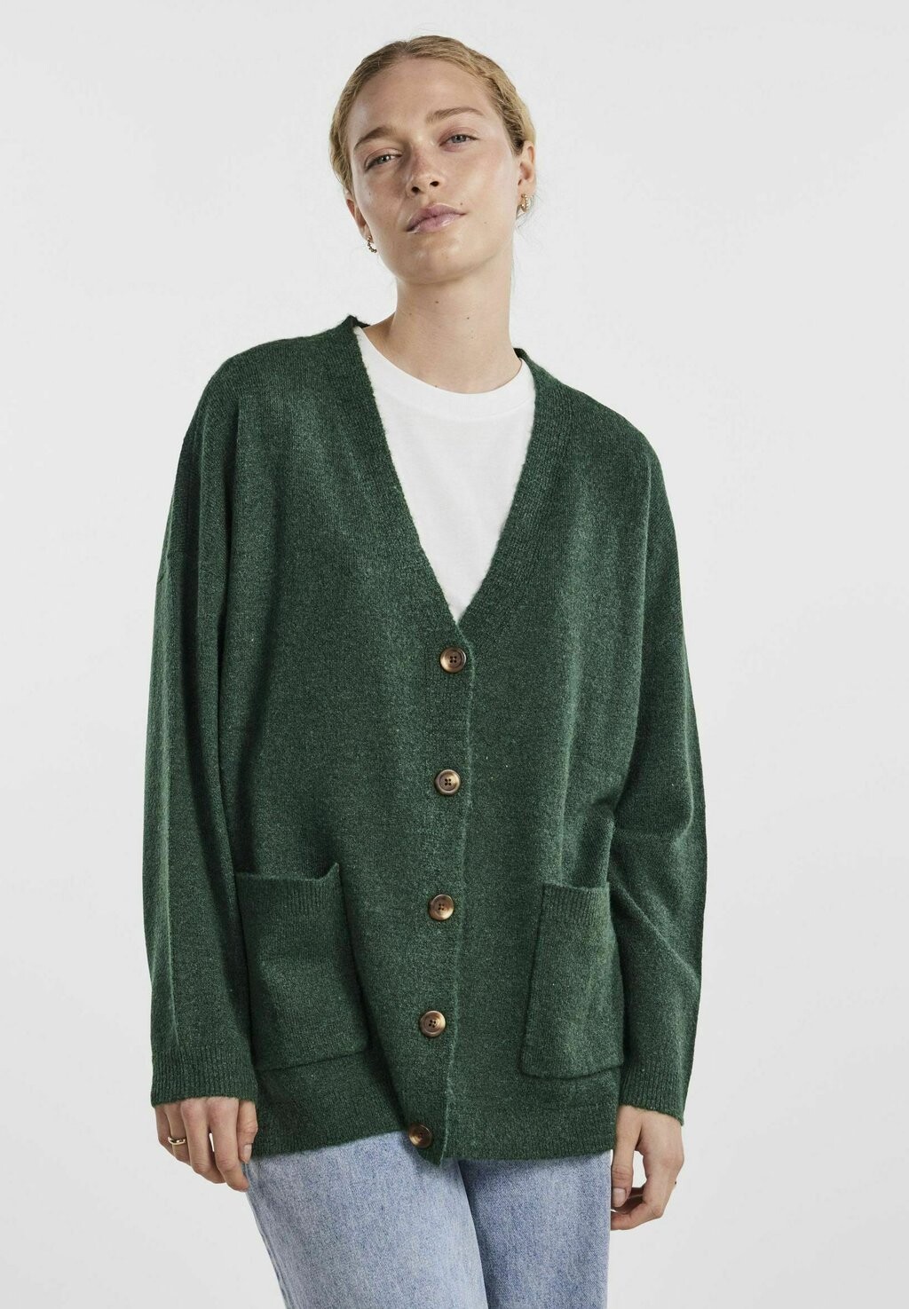 

Кардиган Pieces STRIKJACKE PCJULIANA, цвет trekking green