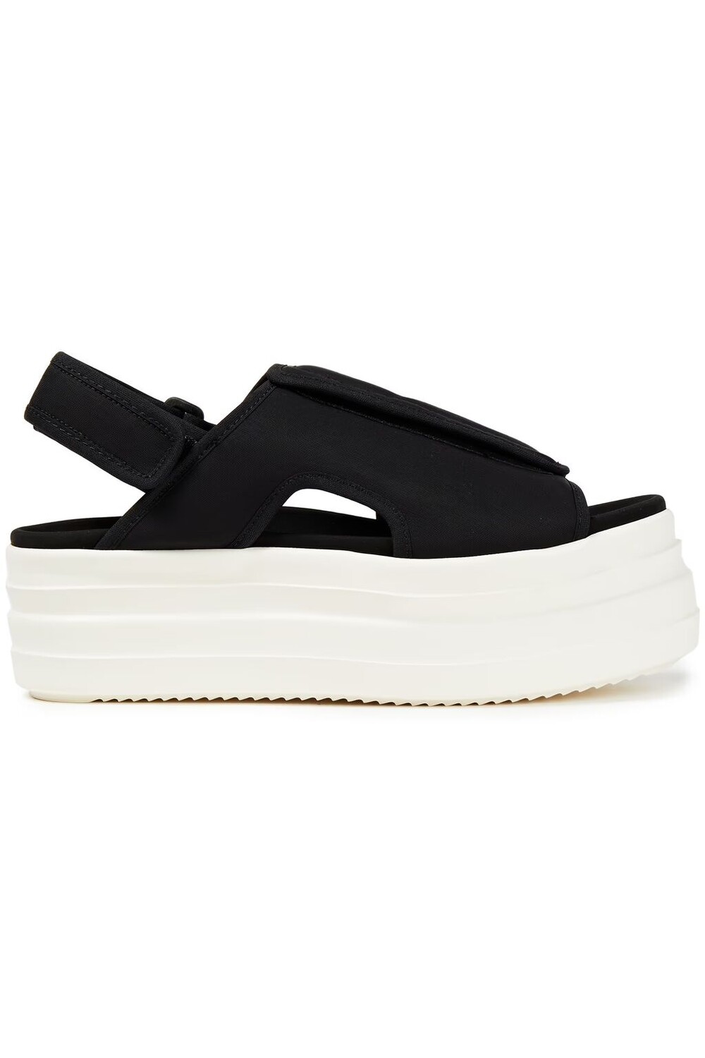 

Босоножки на платформе с пяткой и вышивкой Drkshdw By Rick Owens, черный