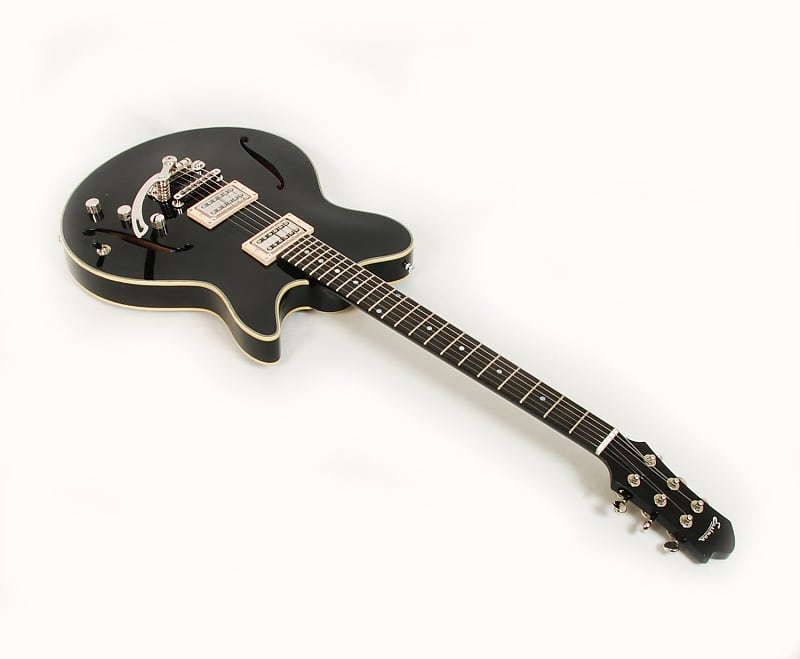 цена Электрогитара Eastman Romeo NYC Jet Black @ LA Guitar Sales