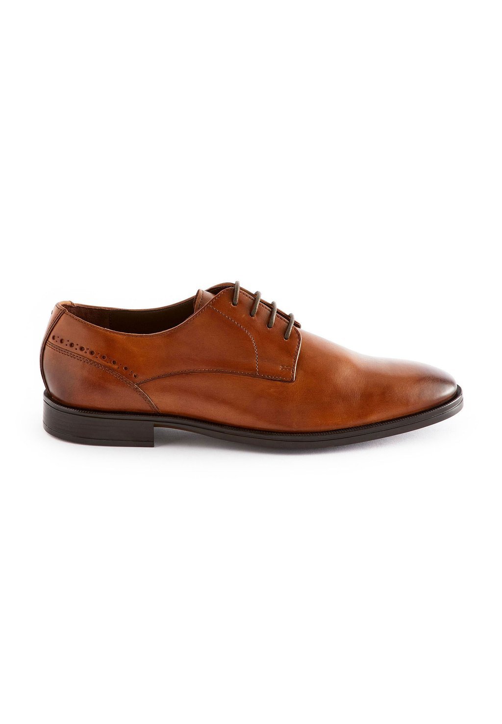 

Элегантные туфли на шнуровке Signature Leather Derby Shoes Next, цвет tan brown