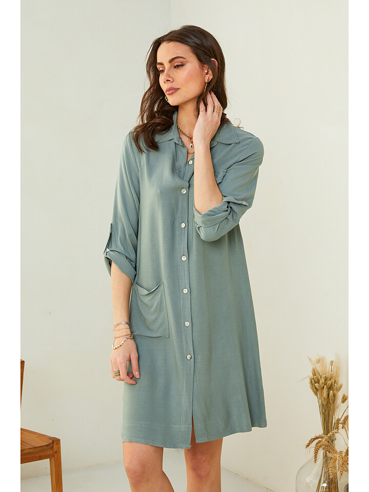 

Платье Pure Cotton, хаки