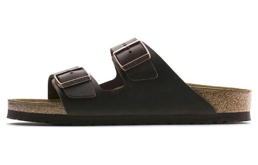 

Шлепанцы Arizona Oiled Leather Habana Birkenstock, коричневый