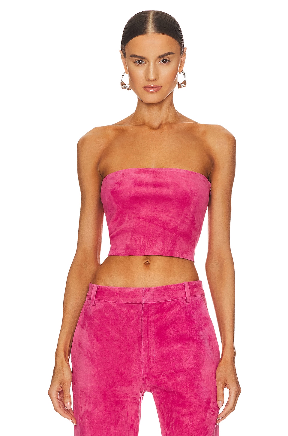 

Топ SPRWMN Suede Micro Tube, цвет Hot Pink