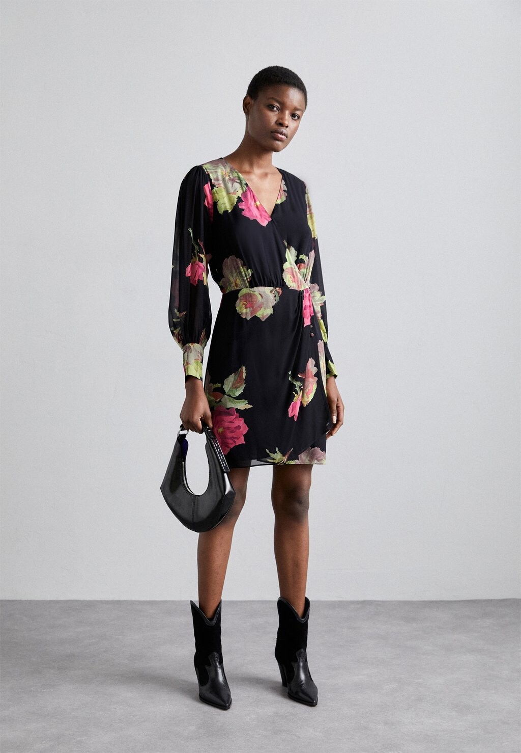 

Летнее платье Robe The Kooples, черный