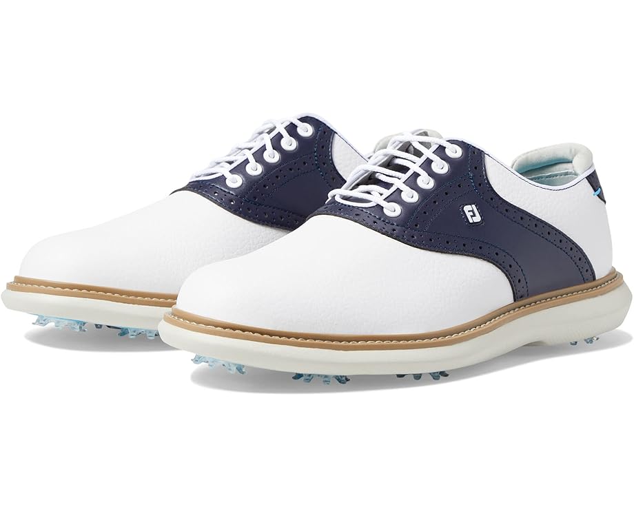 Кроссовки FootJoy Traditions Golf Shoes, цвет White/Navy