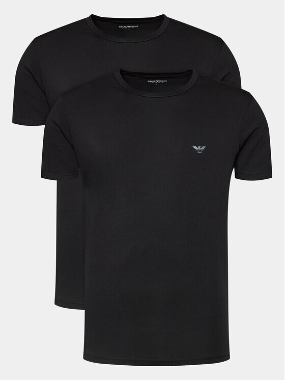 

Комплект из 2 футболок стандартного кроя Emporio Armani Underwear, черный