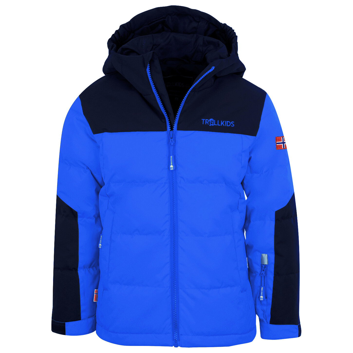 

Пуховик Trollkids Kid's Narvik XT, цвет Medium Blue/Navy