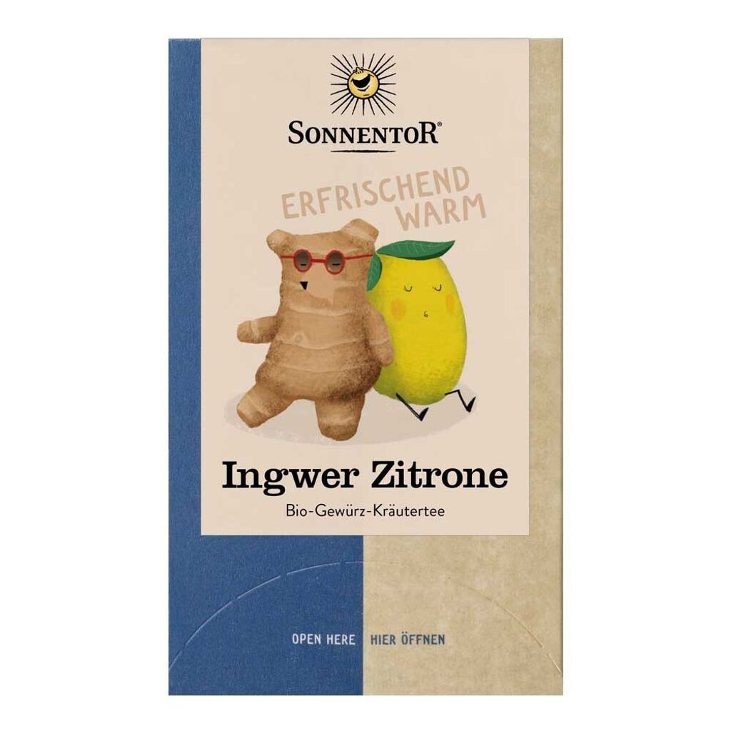 

Чай Sonnentor имбирно-лимонный 20x 1,5г
