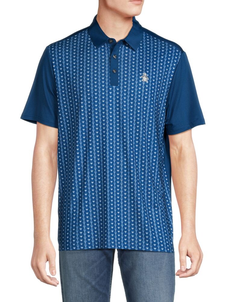 

Поло с логотипом Original Penguin, цвет Blueberry