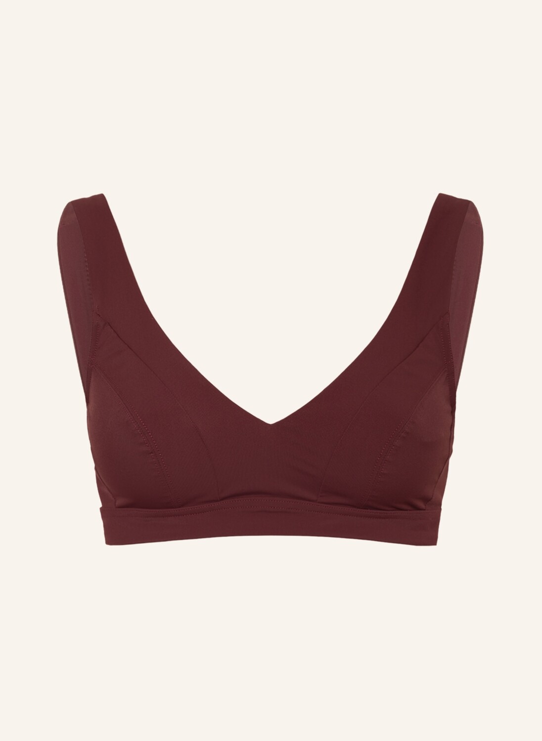 

Топ бикини Lidea Bralette LIDEA ECO SHAPE, темно-красный