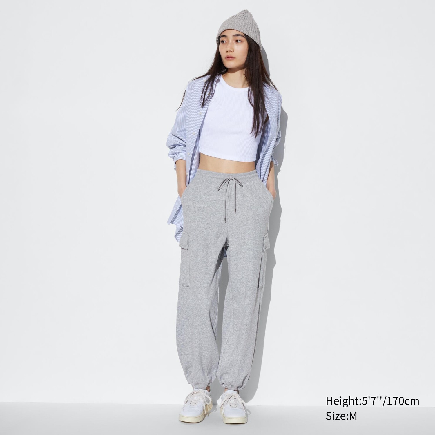 

Спортивные брюки-карго UNIQLO, серый