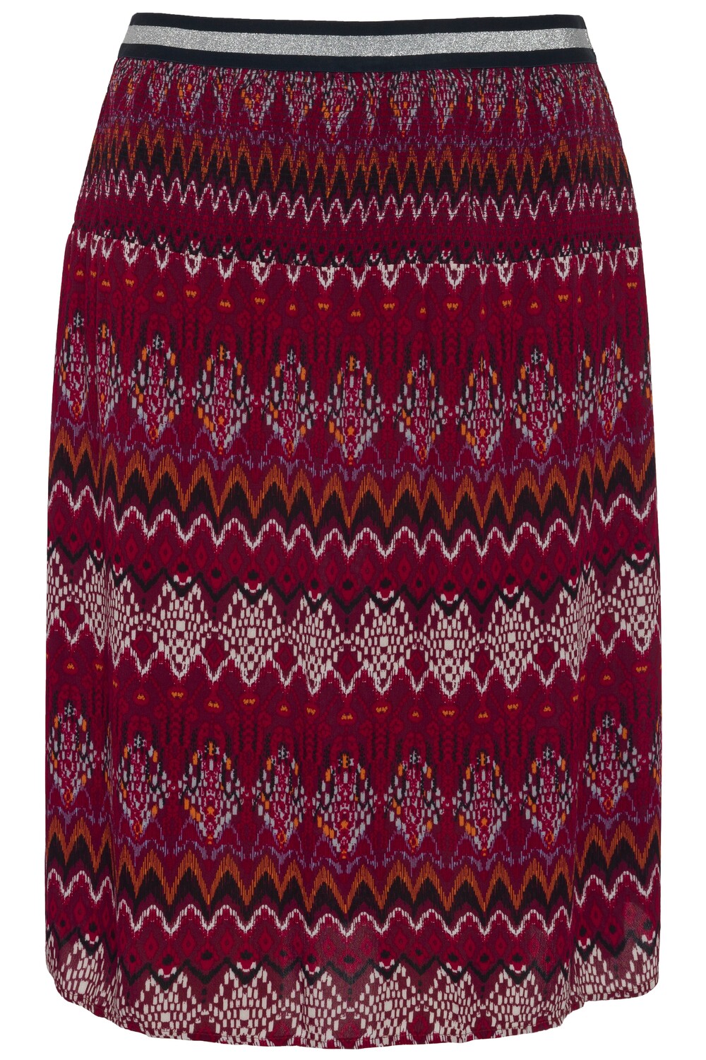 

Юбка до колена Ulla Popken Schlupf, цвет beere