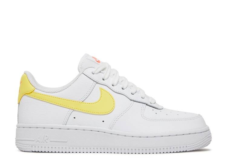 

Кроссовки Nike WMNS AIR FORCE 1 '07 'WHITE LIGHT CITRON', белый