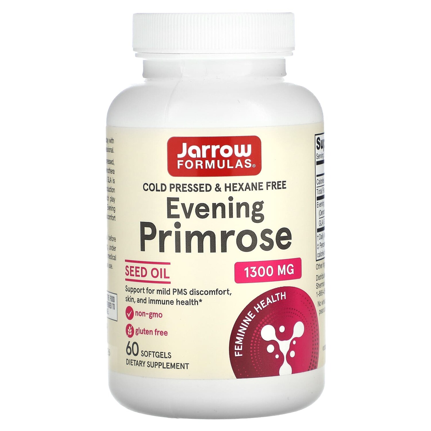 

Примула вечерняя, 1300 мг, 60 капсул, Jarrow Formulas