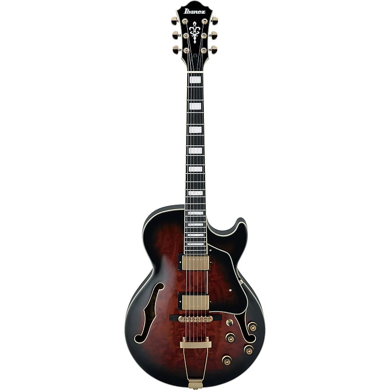 Электрогитара Ibanez AG95QADBS AG Artcore Expressionist Guitar - Dark Brown Sunburst