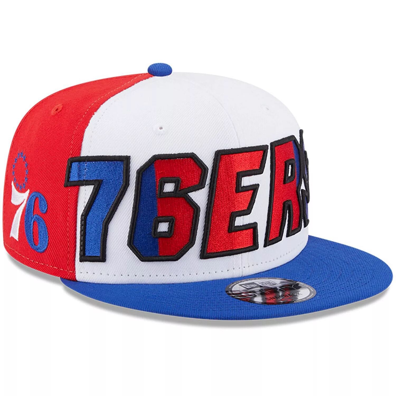 

Мужская кепка New Era White/Royal Philadelphia 76ers с задней половиной 9FIFTY Snapback