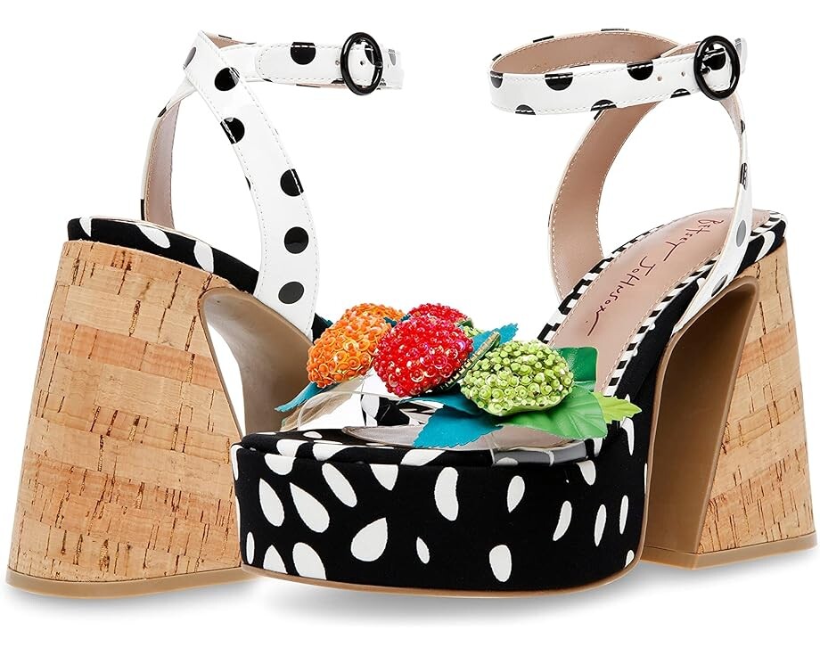 

Туфли Blue by Betsey Johnson Sprite, цвет Black/White Multi