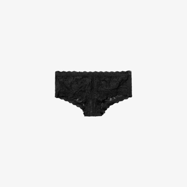 

Фирменные трусы из эластичного кружева со средней посадкой Hanky Panky, черный
