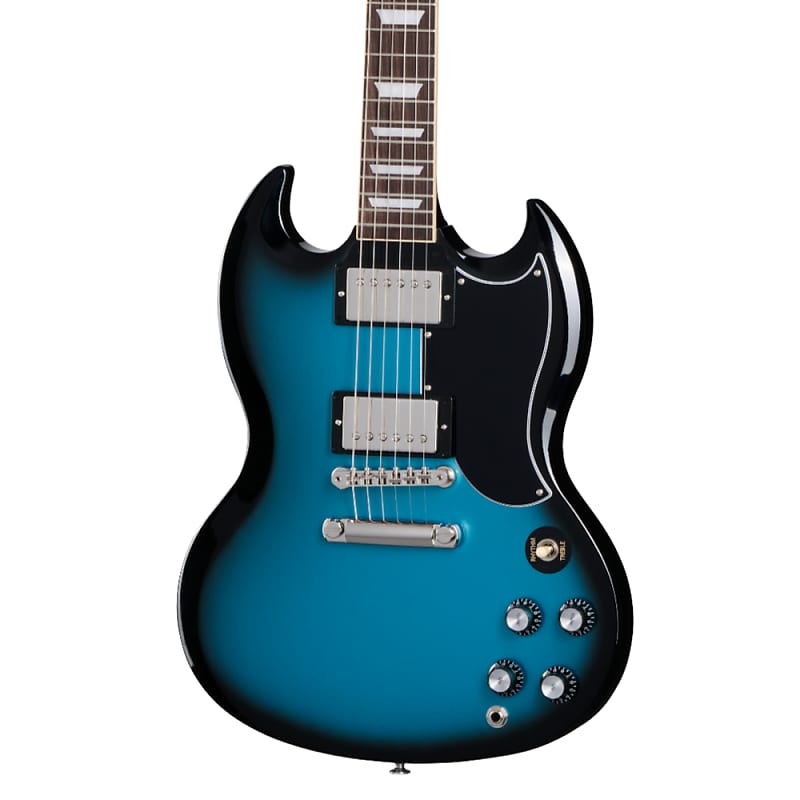 

Электрогитара Gibson Original SG Standard '61 Stop Bar Pelham Blue Burst