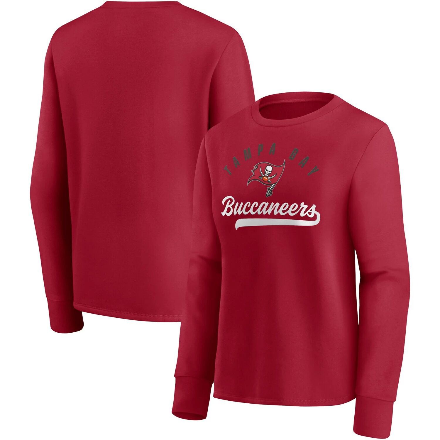 

Женский красный пуловер с логотипом Fanatics Tampa Bay Buccaneers Ultimate Style Fanatics
