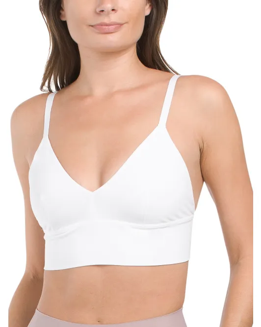 

Хлопковый бюстгальтер без косточек Spanx, белый
