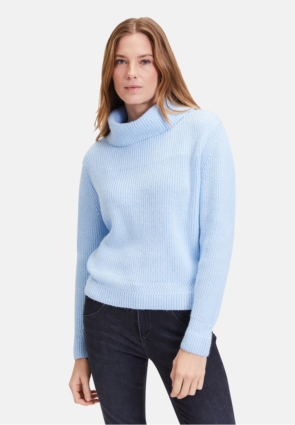 

Вязаный свитер MIT STRUKTUR Betty & Co, цвет light blue melange