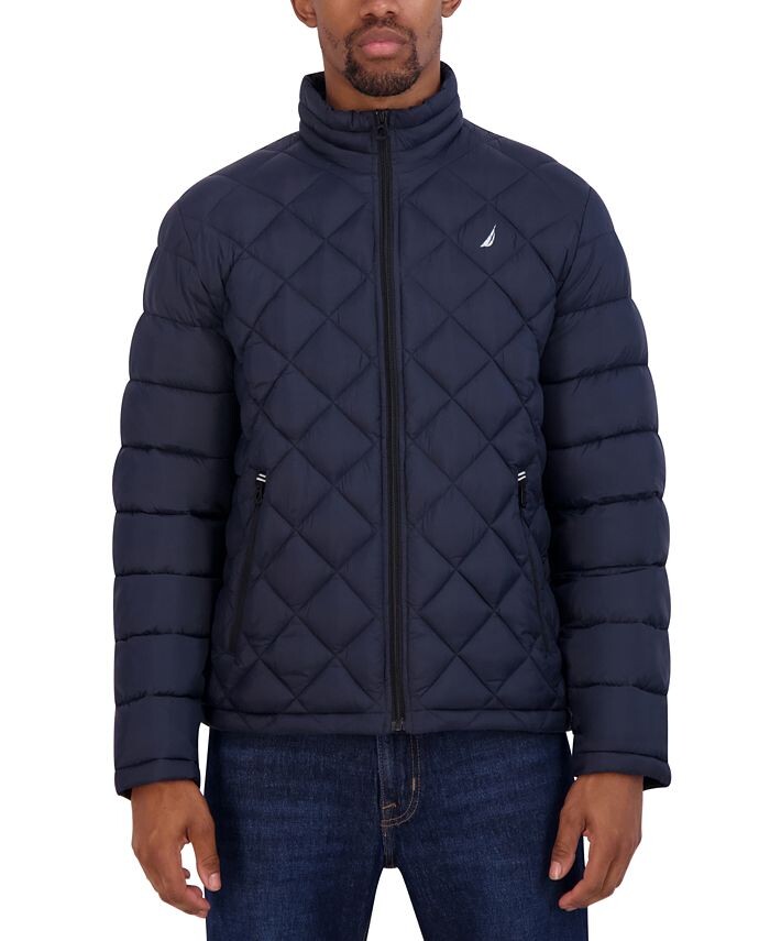 

Мужская стеганая куртка полулегкого веса Nautica, синий