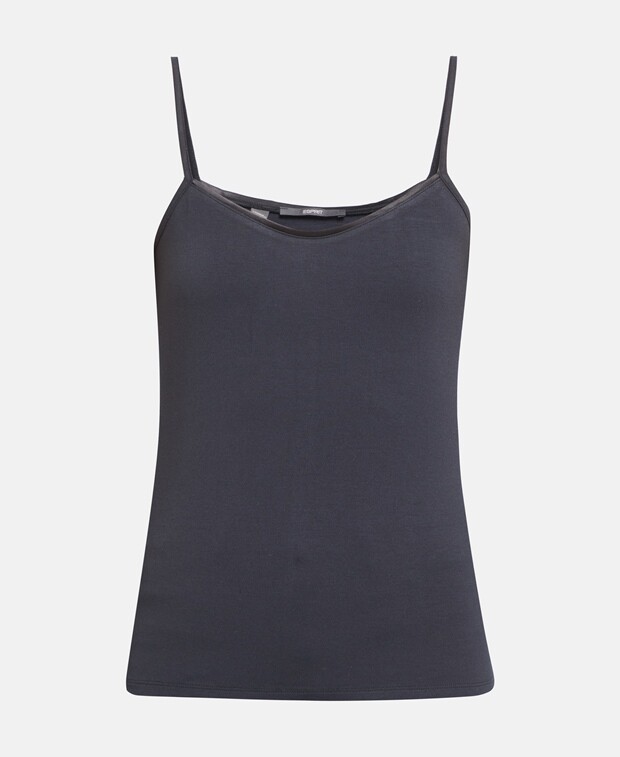 

Топ на тонких бретельках Esprit, черный