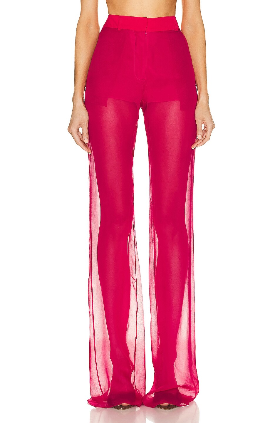 

Брюки Nensi Dojaka Georgette Sheer, фуксия