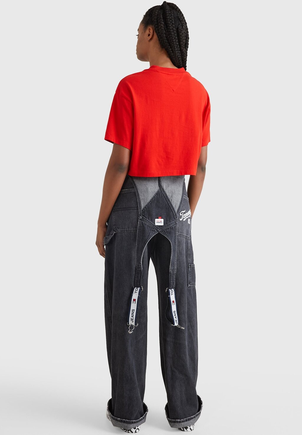 

Футболка с принтом Tommy Jeans, темно-малиновый, Красный