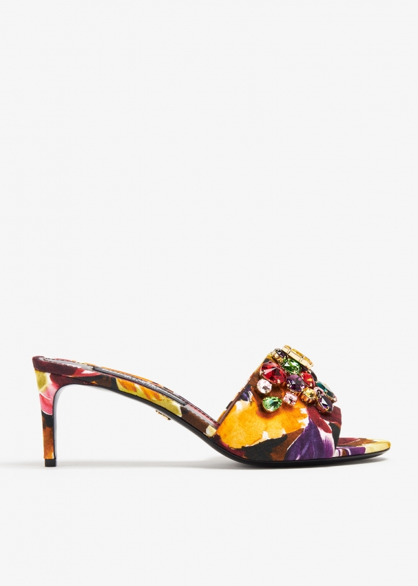 Сандалии Dolce&Gabbana Printed, разноцветный цена и фото