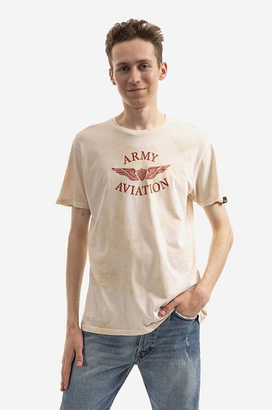 

Хлопковая футболка Vintage Aviation Alpha Industries, оранжевый