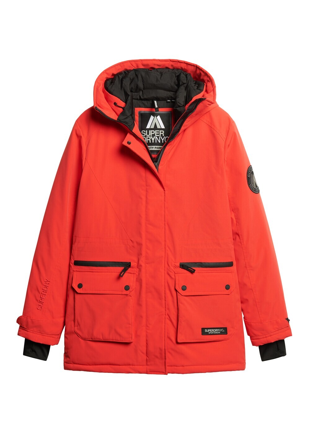 

Межсезонная парка Superdry, красный