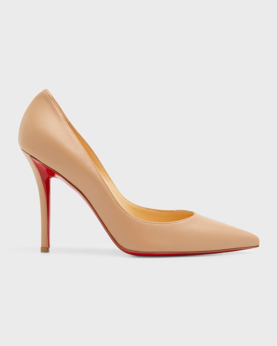 

Кожаные туфли-лодочки с красной подошвой Apostrophy Christian Louboutin