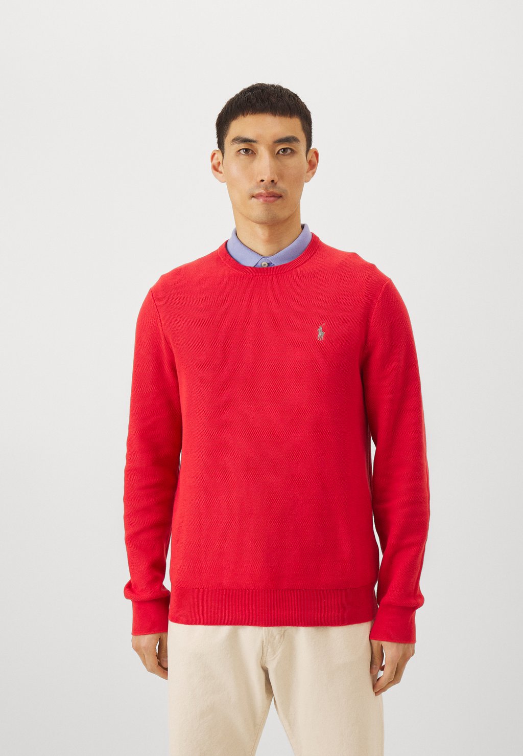 Джемпер ДЛИННЫЙ РУКАВ Polo Ralph Lauren, красный джемпер timezone длинный рукав размер s красный