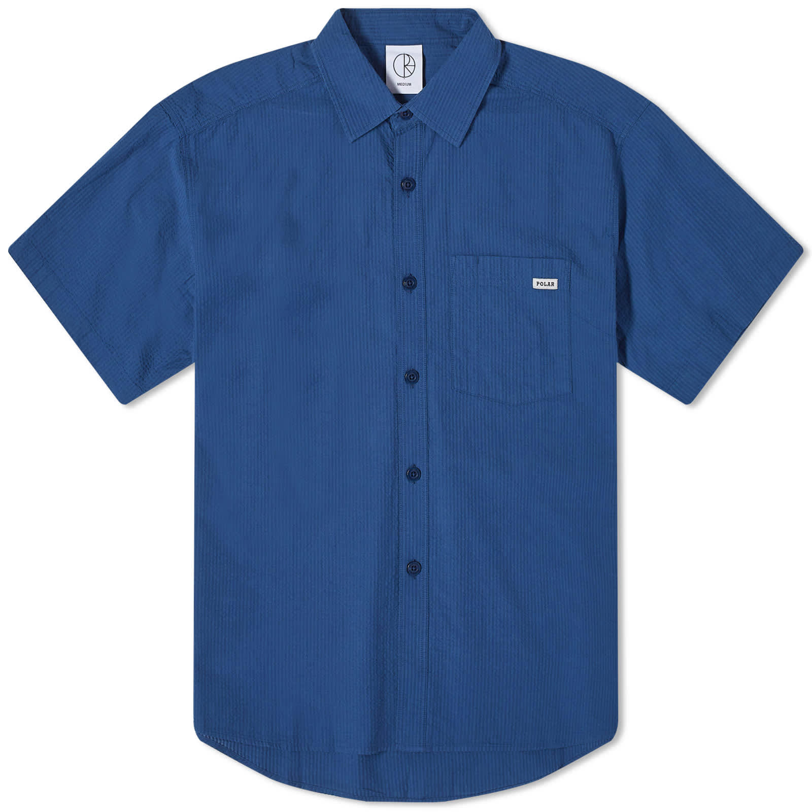 Рубашка Polar Skate Co. Mitchell Short Sleeve, цвет Grey Blue пульт универсальный для polar rm l1153