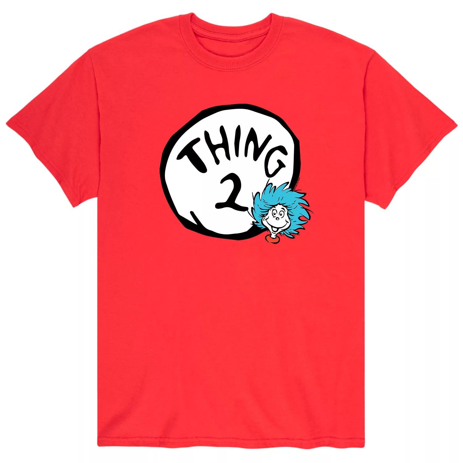 

Мужская футболка Dr. Seuss Thing Two Licensed Character