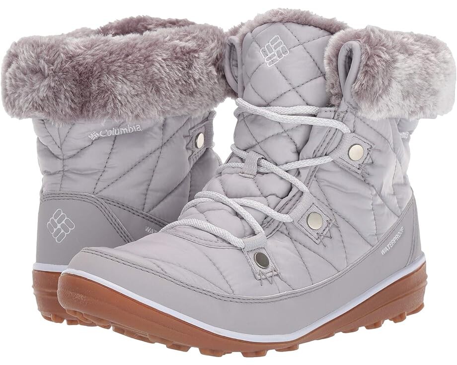 

Ботинки Columbia Heavenly Shorty Omni-Heat, цвет Grey Ice/White