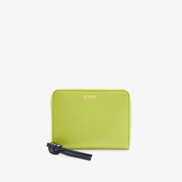 

Компактный кожаный кошелек knot Loewe, черный