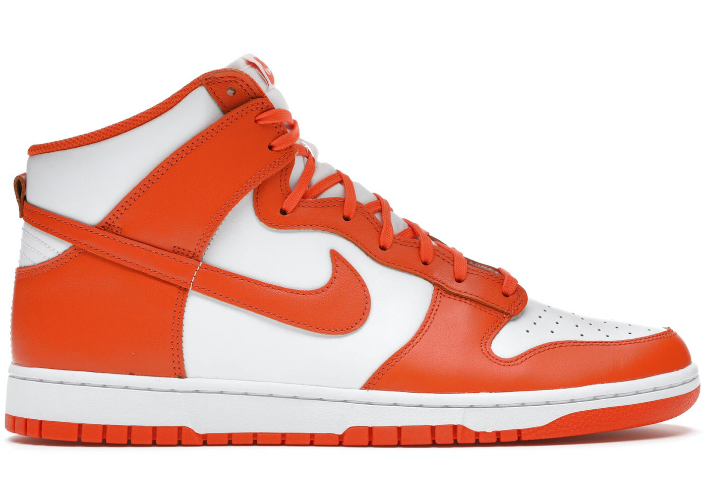 

Кроссовки Nike Dunk High Syracuse (2021), ярко-белый / оранжевый